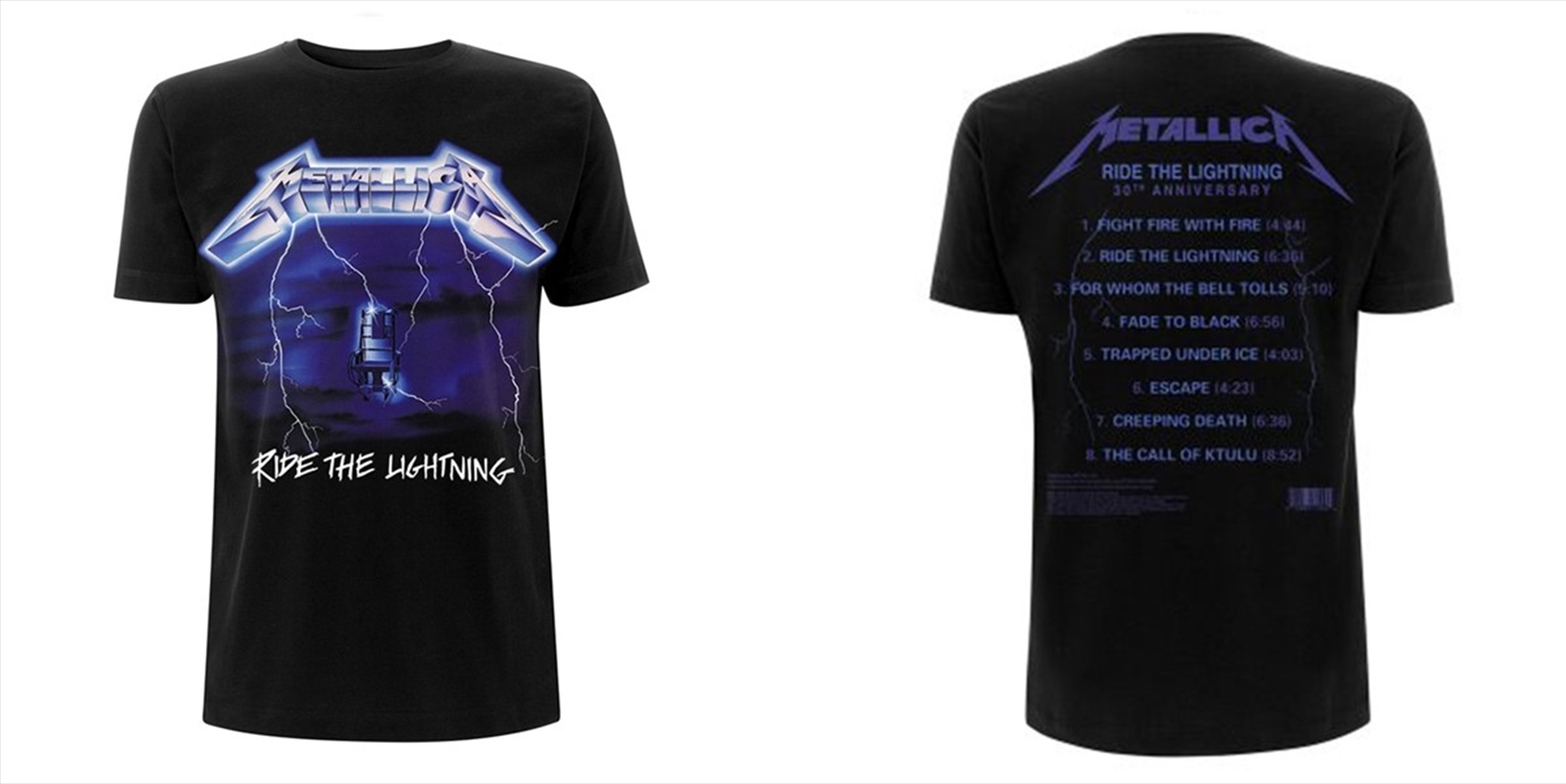 Metallica Ride The Lightning: Tshirt: M/Product Detail/Shirts