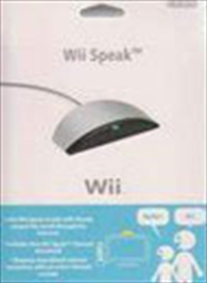 Wii Speak Microphone/Product Detail/Consoles & Accessories