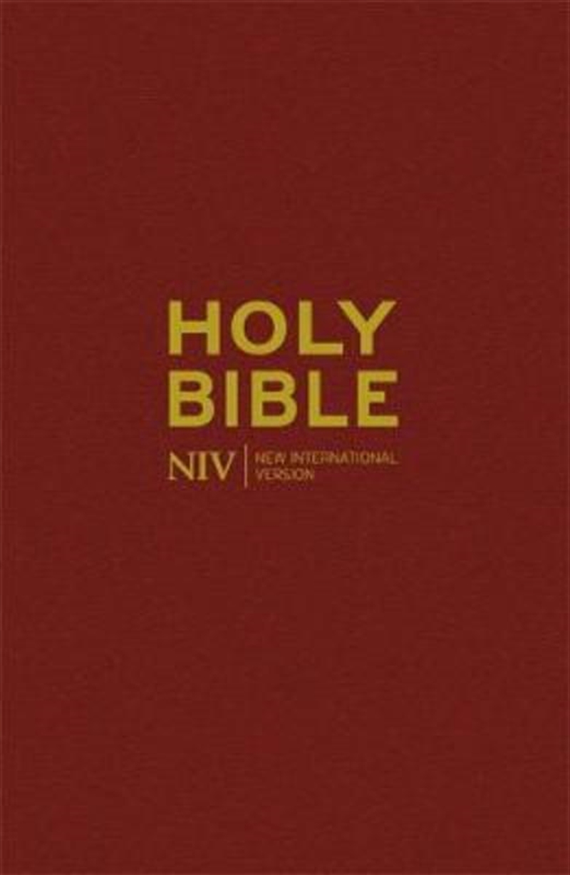 NIV Popular Burgundy Hardback Bible/Product Detail/Religion & Beliefs