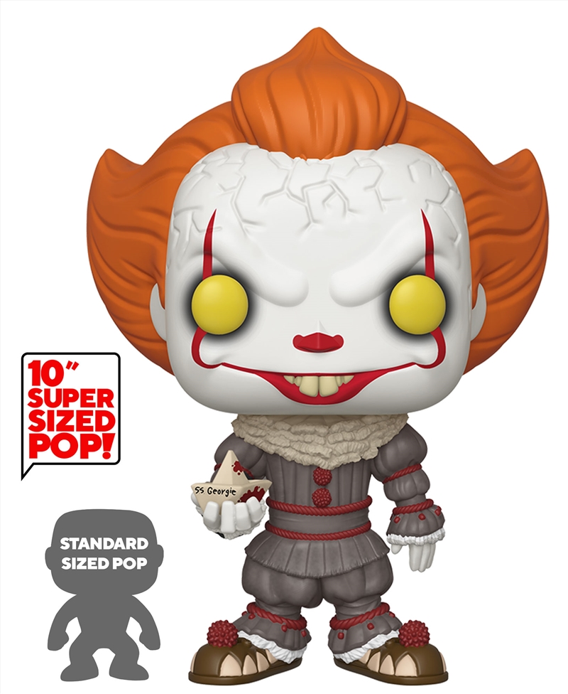 It ch2 - Pennywise w/Boat 10" Pop!/Product Detail/Movies