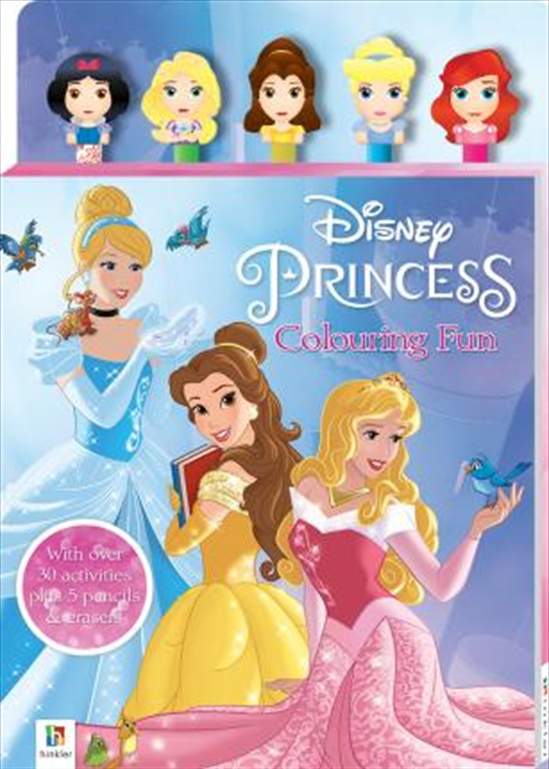 Buy Disney Princess 5-Pencil and Eraser Set by Hinkler Books, Books ...