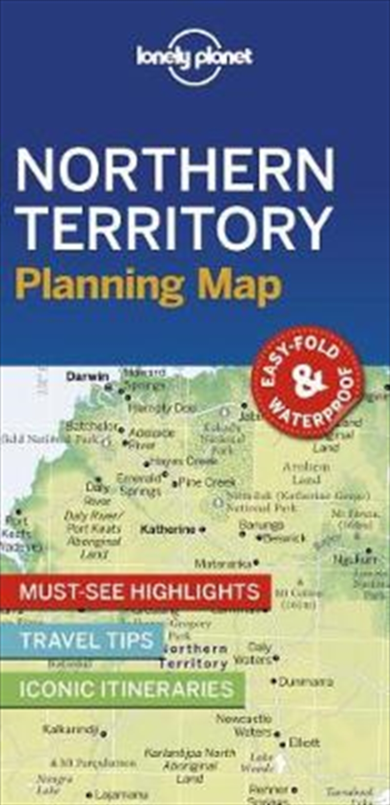 Lonely Planet - Northern Territory Planning Map/Product Detail/Travel & Holidays