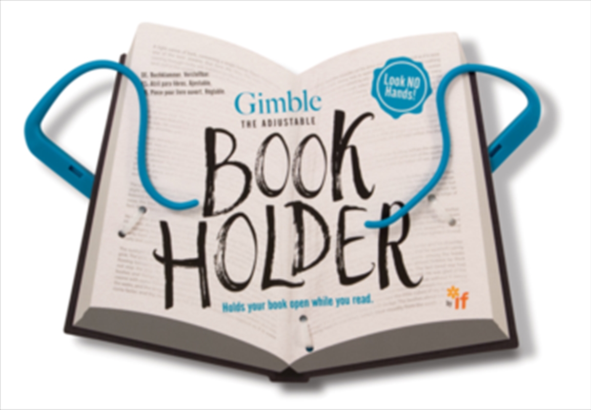 Gimble Book Holder - True Blue/Product Detail/Bookmarks & Reading Accessories