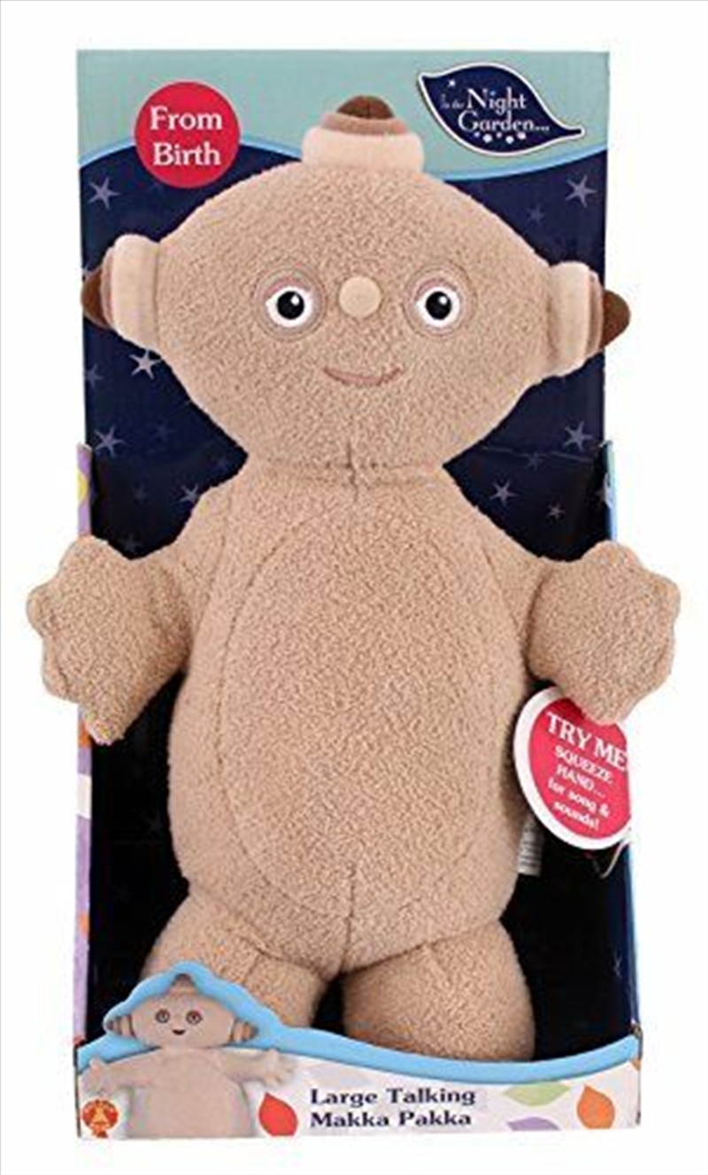 In the Night Garden Talking Soft Toy - Makka Pakka