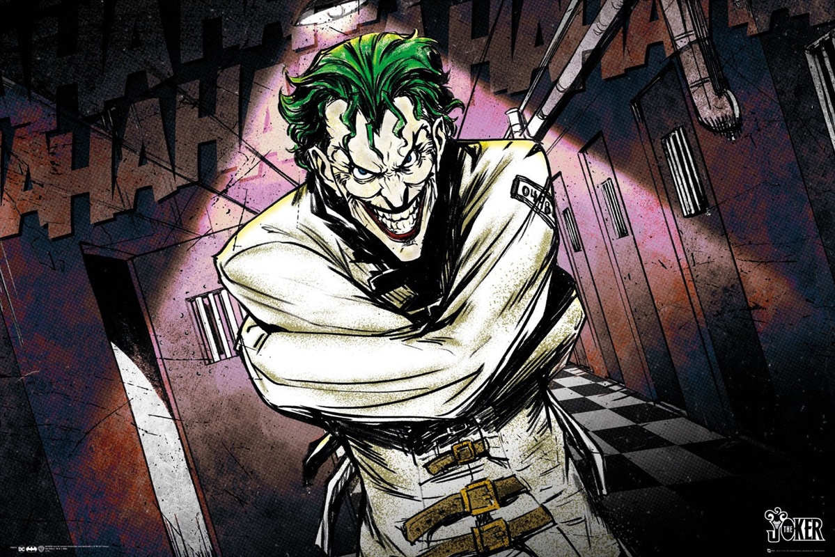 DC Comics Joker Asylum/Product Detail/Posters & Prints