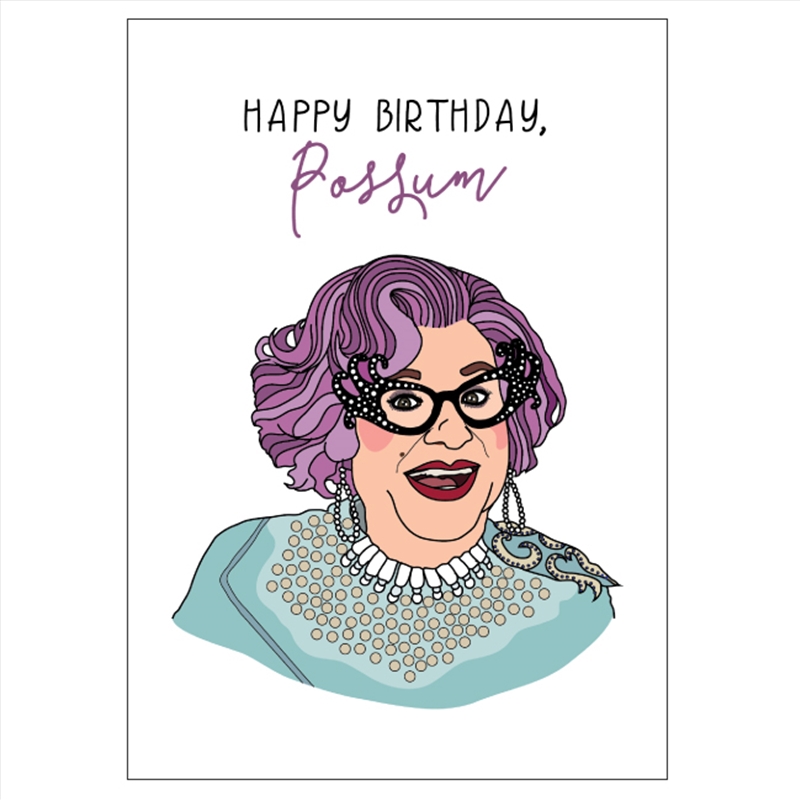 Dame Edna Birthday/Product Detail/Greeting Cards