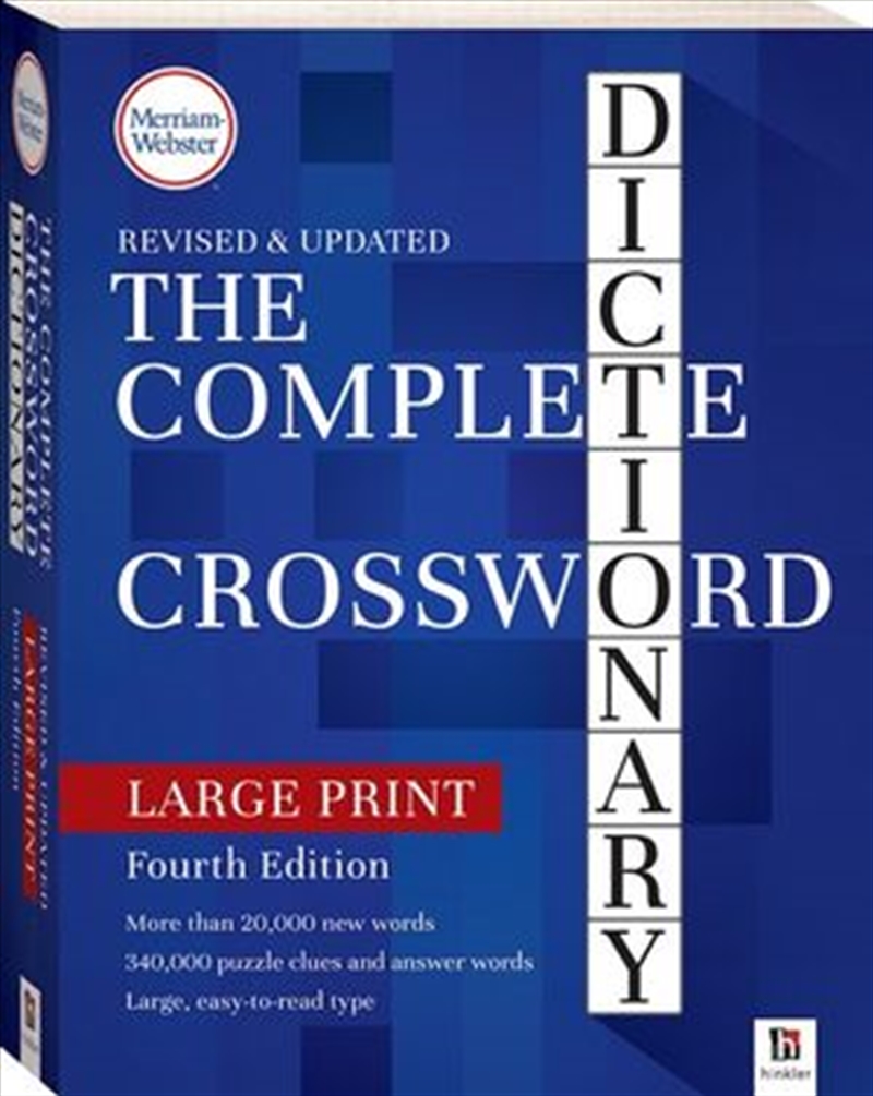 Merriam-Webster Complete Crossword Dictionary 4th Edition/Product Detail/Reading