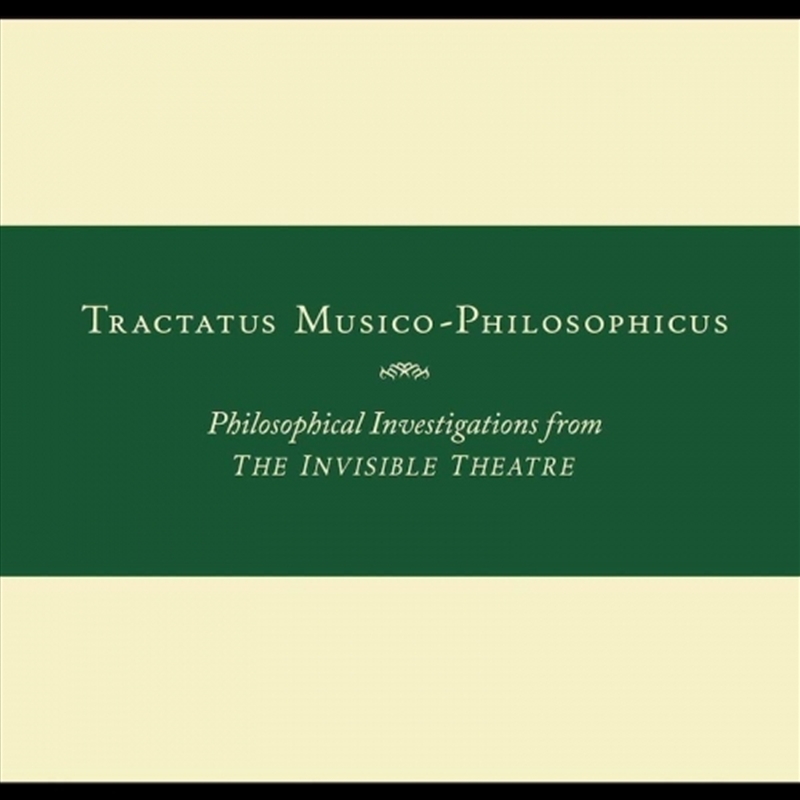 Tractatus Musico Philosophicus/Product Detail/Specialist