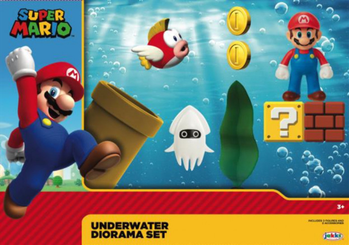 World of Nintendo 2.5" Underwater Diorama/Product Detail/Figurines