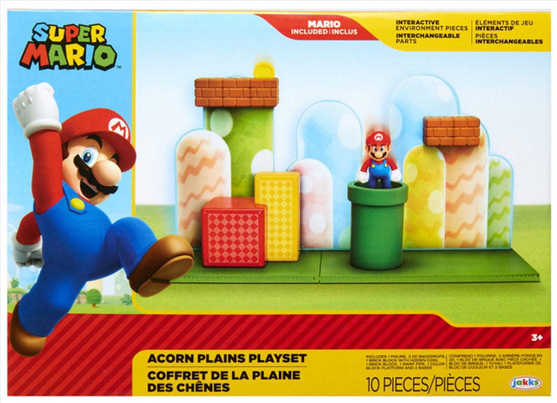 World of Nintendo 2.5" Acorn Plains Playset/Product Detail/Play Sets