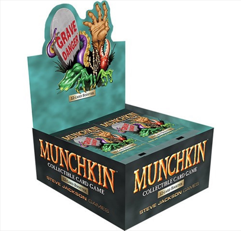 Munchkin Collectable Card Game - Booster Box Grave Danger (24 Packs ...