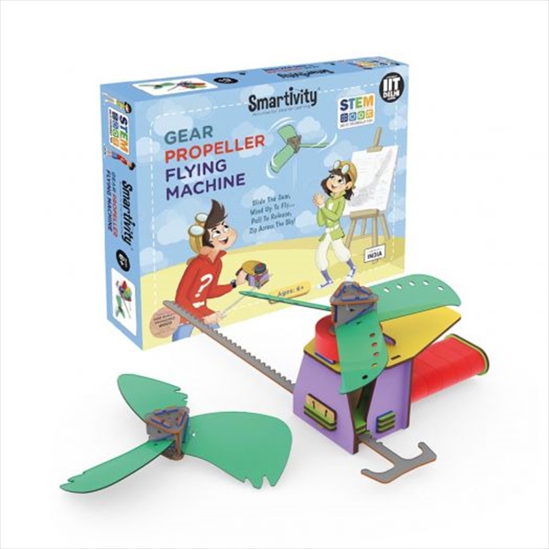 Smartivity Gear Propeller Flying Machine Educational Toy, Toys | Sanity