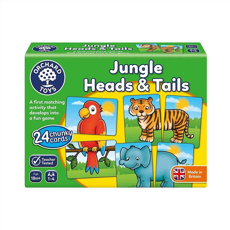 Jungle Heads And Tails/Product Detail/Board Games