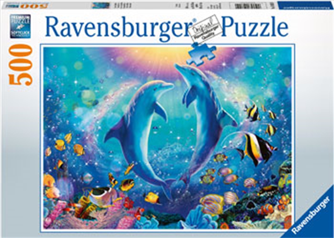 Buy Ravensburger - Dancing Dolphins 500pc Puzzle | Sanity