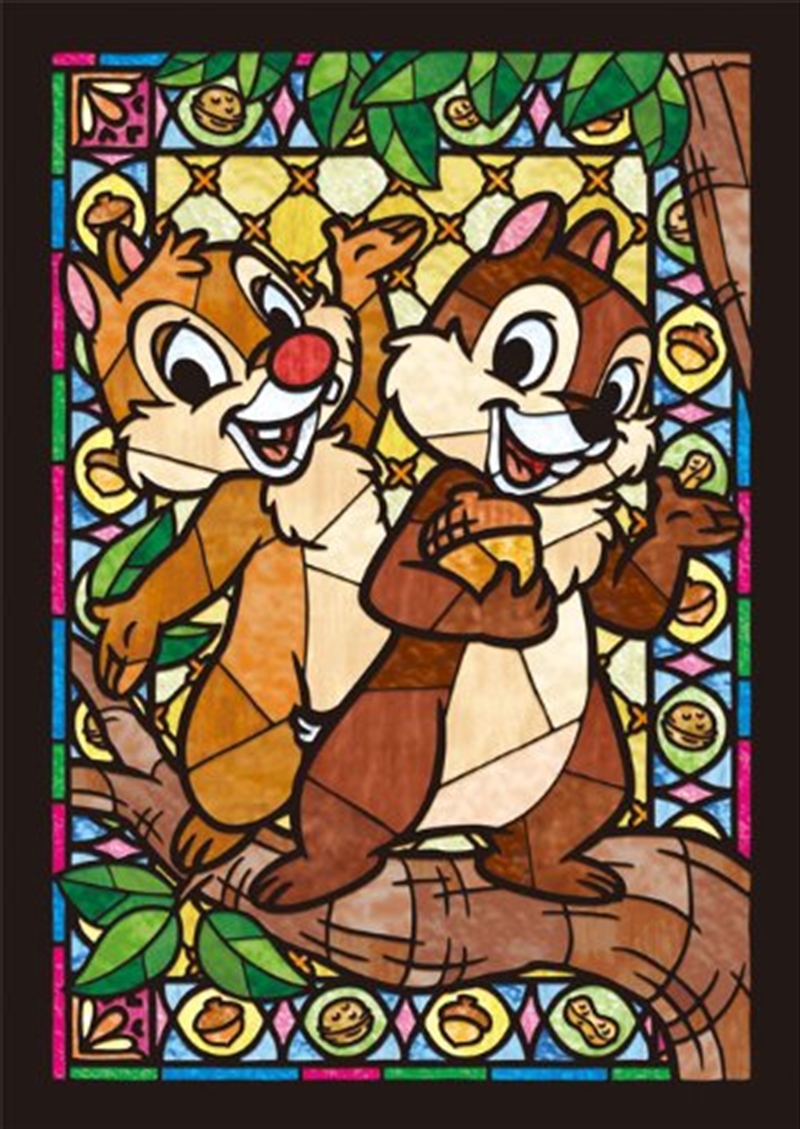 Tenyo Disney Chip 'n' Dale Stained Glass Puzzle 266 pieces/Product Detail/Jigsaw Puzzles