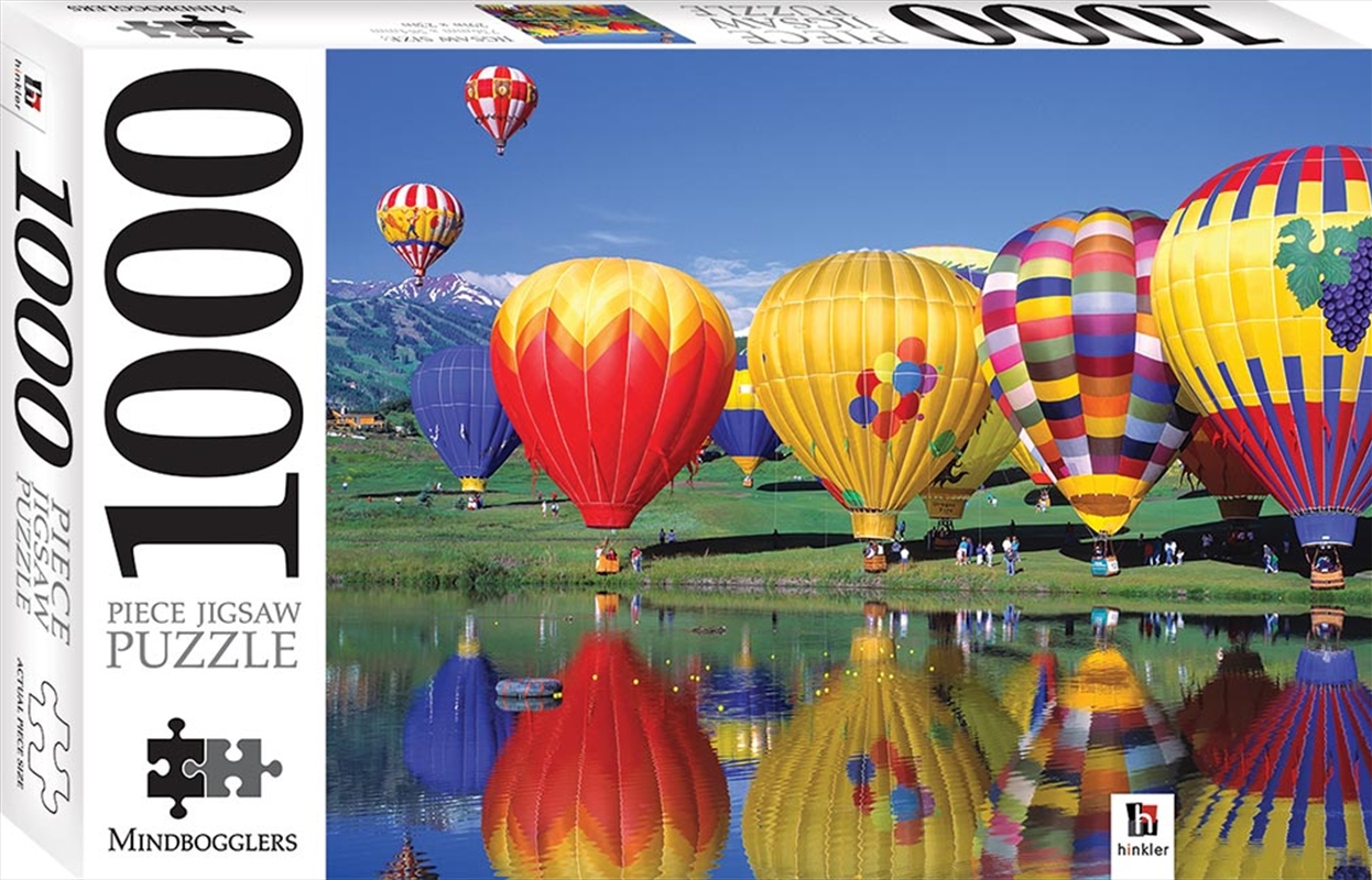 Snowmass Village Balloon Festival Colorado 1000 Piece Jigsaw, Puzzles