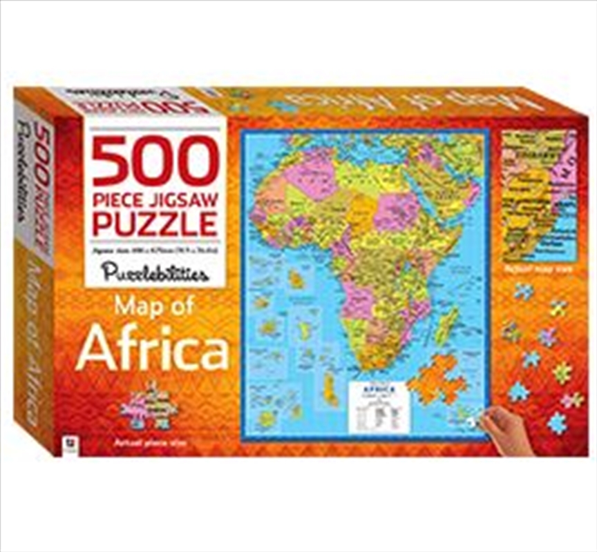 Africa Map 500 Piece Puzzle/Product Detail/Education and Kids