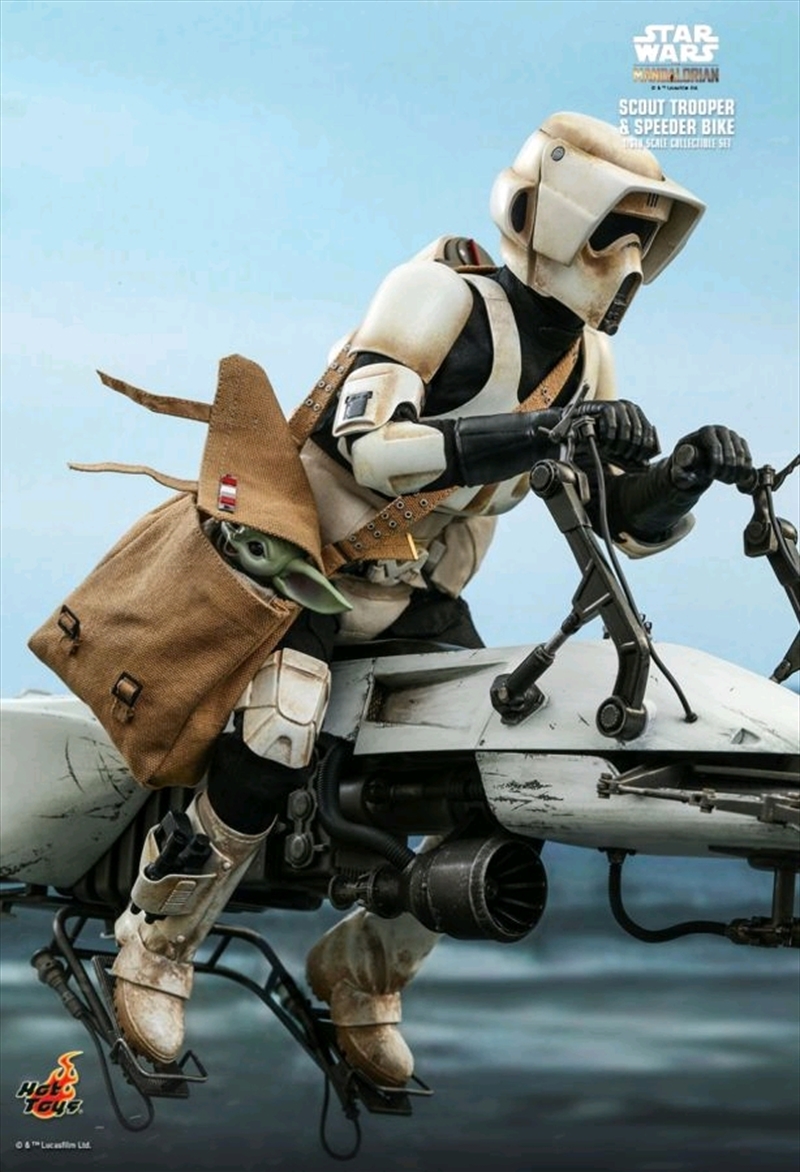 Star Wars: The Mandalorian - Scout Trooper & Speeder Bike 1:6 Scale Action Figure Set/Product Detail/Figurines