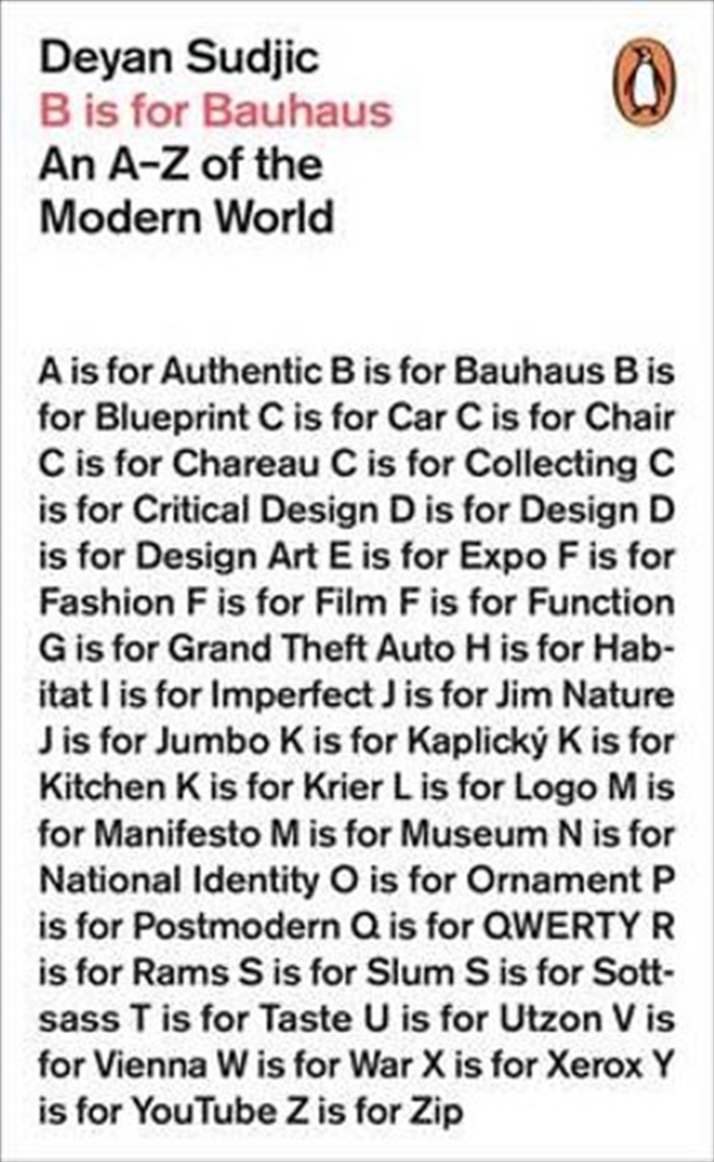 B is for Bauhaus: An A-Z of the Modern World/Product Detail/House & Home