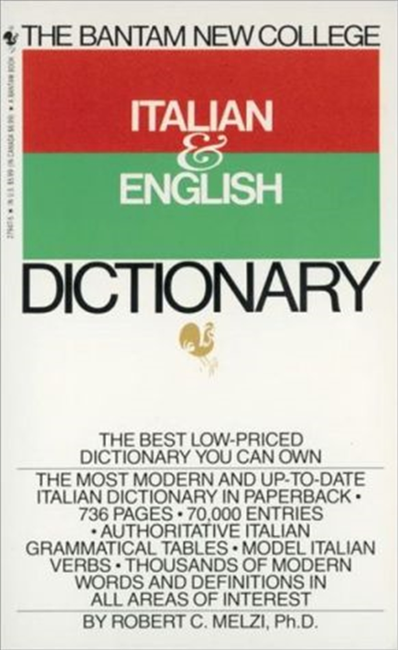 Bantam Italian/English Dictionary/Product Detail/Reference & Encylopaedias