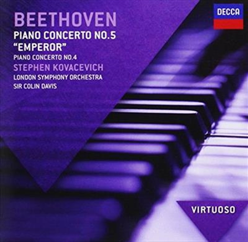 Buy Beethoven Piano Concertos No. 4 And 5 Online | Sanity