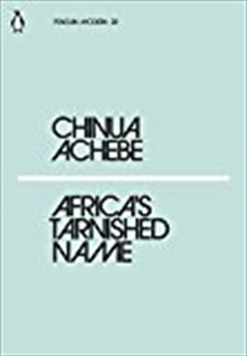 Africa's Tarnished Name/Product Detail/Literature & Poetry