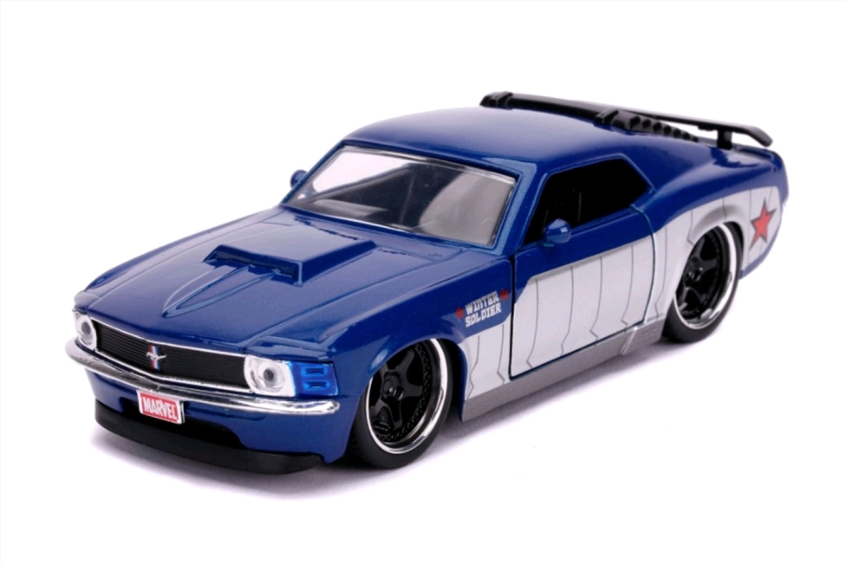 Captain America - Winter Soldier 1970 Ford Mustang 1:32 Scale Hollywood Ride/Product Detail/Figurines