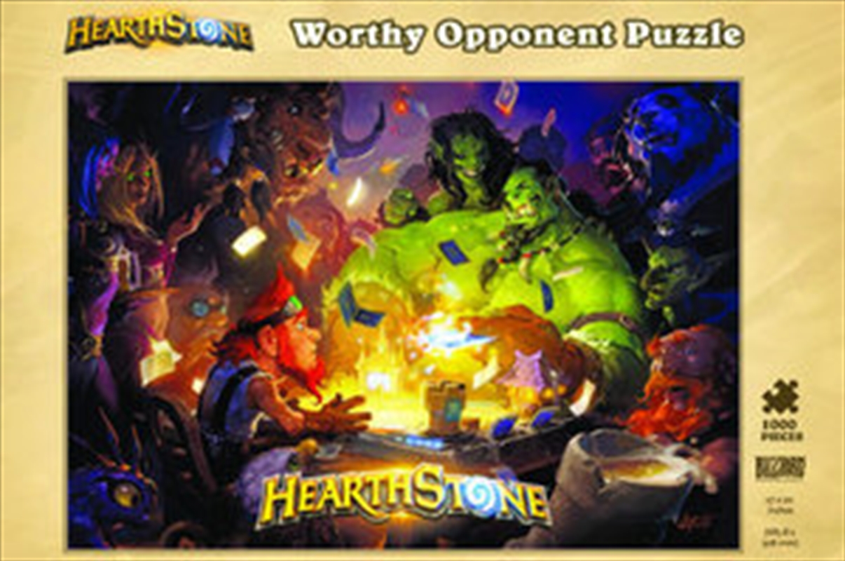 Hearthstone : Worthy Opponent 1000-Piece Jigsaw Puzzle/Product Detail/Art and Icons