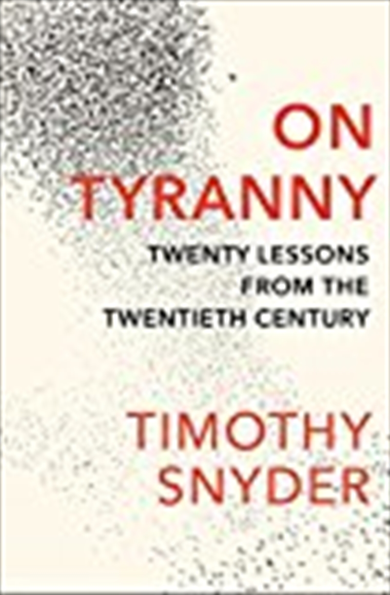 On Tyranny/Product Detail/Politics & Government