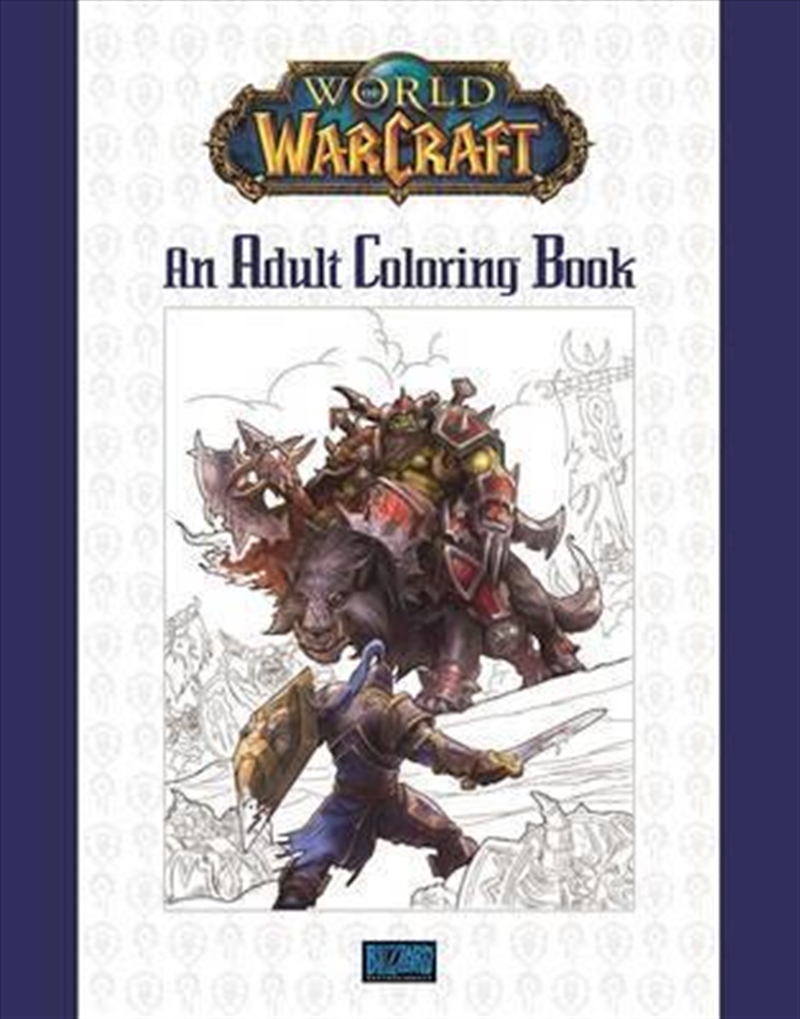 World Of Warcraft Adult Colouring Book/Product Detail/Adults Colouring