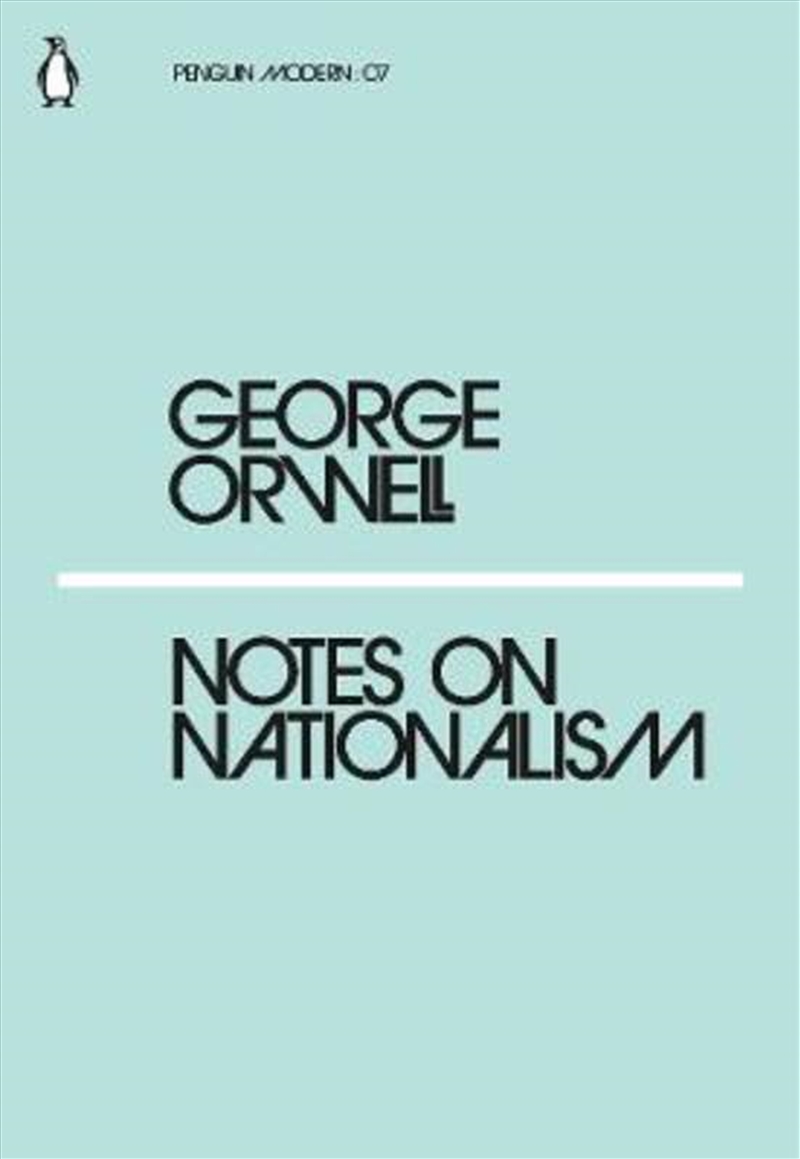 Notes on Nationalism/Product Detail/Politics & Government