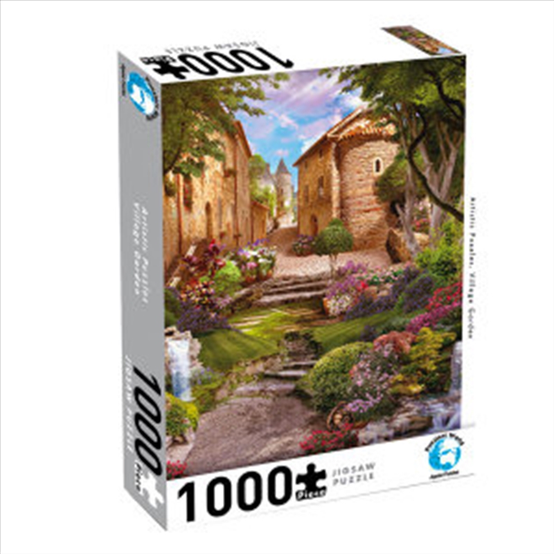 Puzzlers World - Artistic Puzzles Village Garden - 1000 Piece Jigsaw Puzzle/Product Detail/Art and Icons