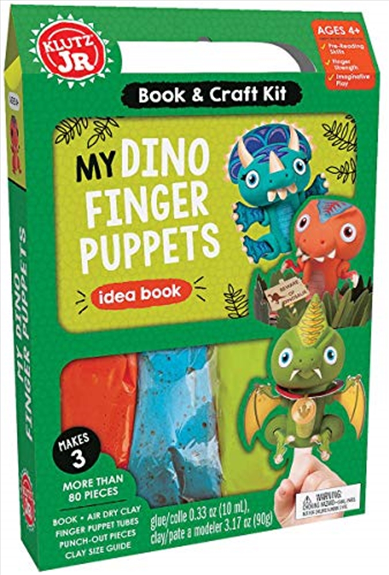 Klutz. Jr. My Dino Finger Puppets (hardback Or Cased Book)/Product Detail/Kids Activity Books