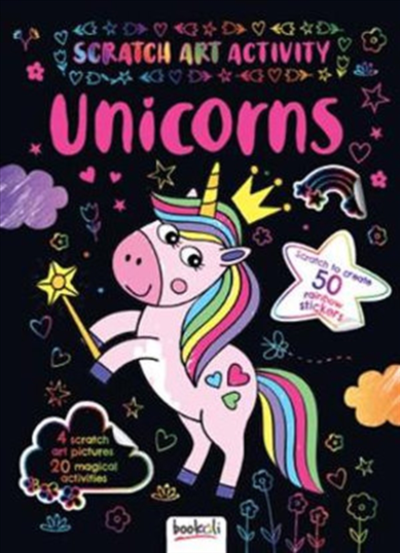Buy Scratch Art Activity: Unicorns, Books | Sanity