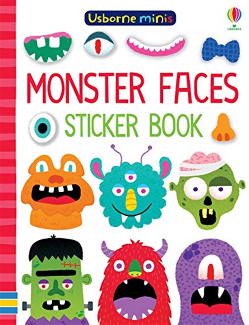 Monster Faces Sticker Book (usborne Minis)/Product Detail/Stickers