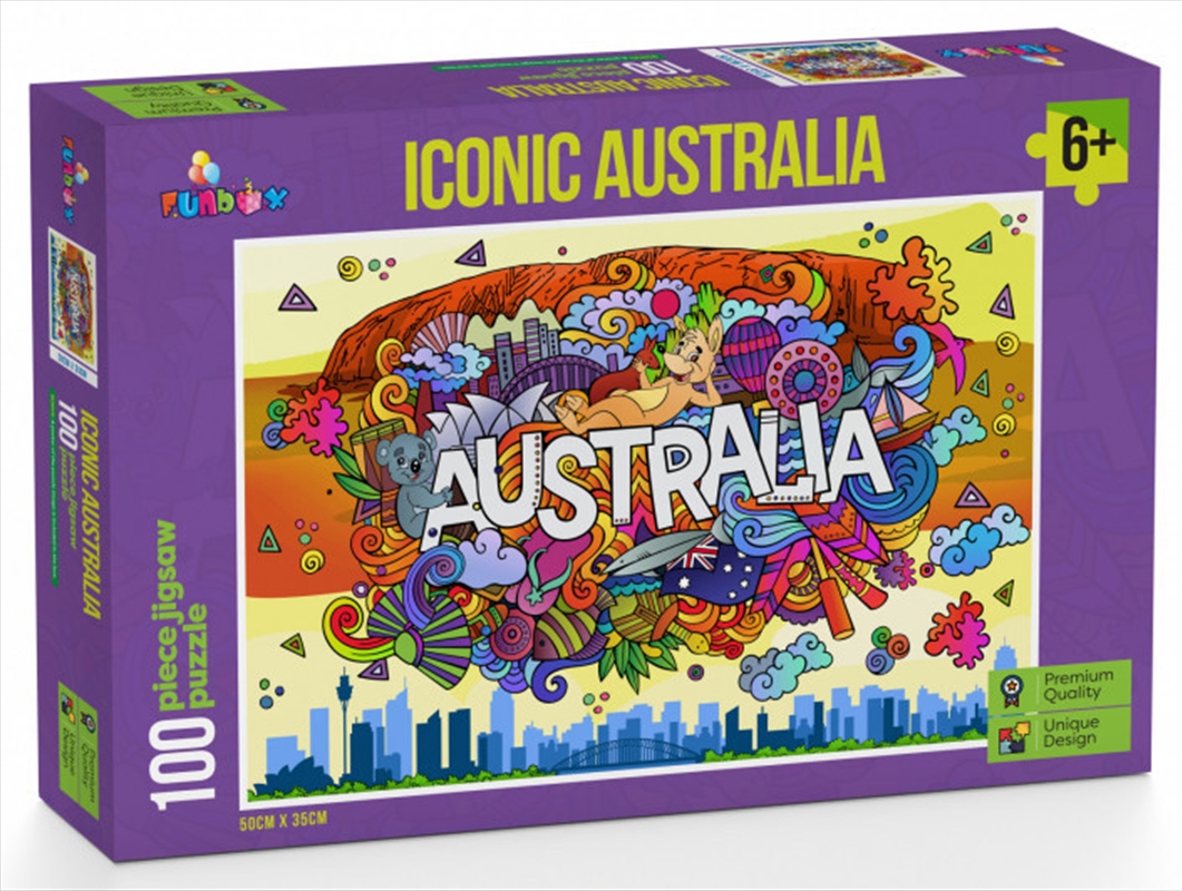 Iconic Australia Puzzle 100 Pieces/Product Detail/Art and Icons