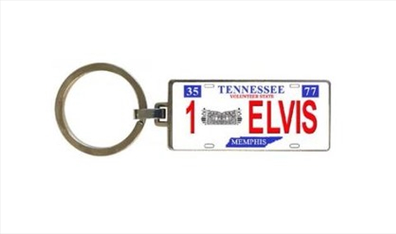 Elvis Key Ring Licence Plate 2/Product Detail/Keyrings