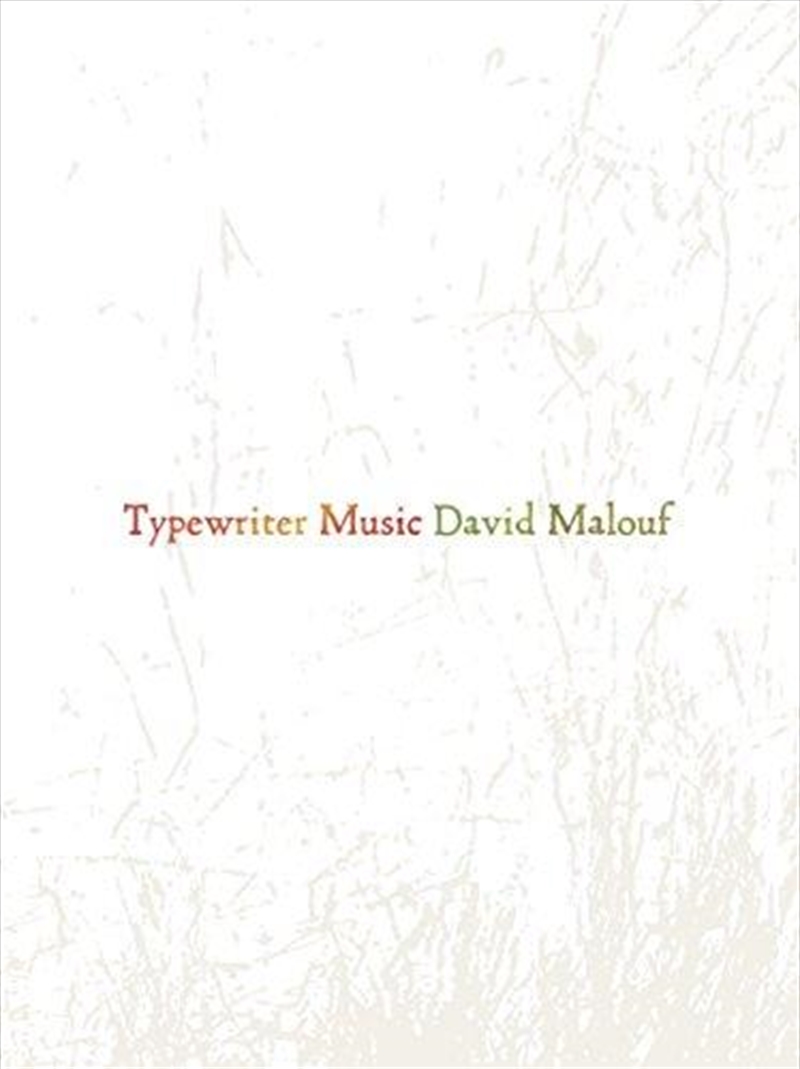 Typewriter Music/Product Detail/Literature & Poetry