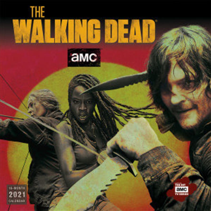 Walking Dead 2021 Square Calendar Merchandise Sanity