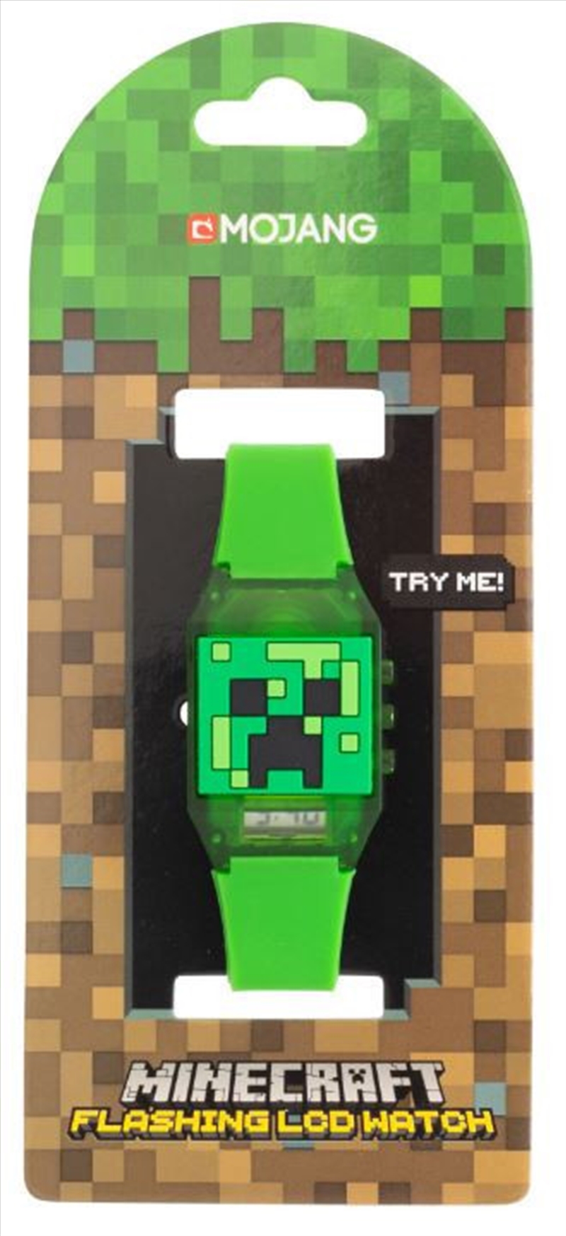 Minecraft MIN9011 Black Strap Children's Watch - W02101 | F.Hinds Jewellers