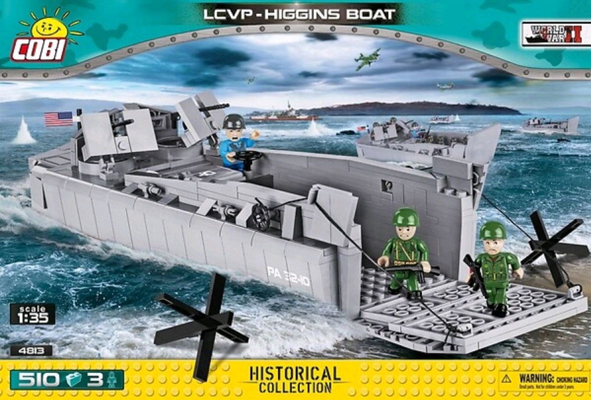 World War II - WS LCVP Higgins Boat (510 pieces)/Product Detail/Building Sets & Blocks