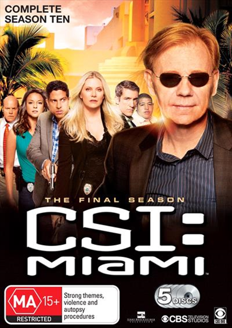 Buy Csi Miami Season On Dvd Sanity Online