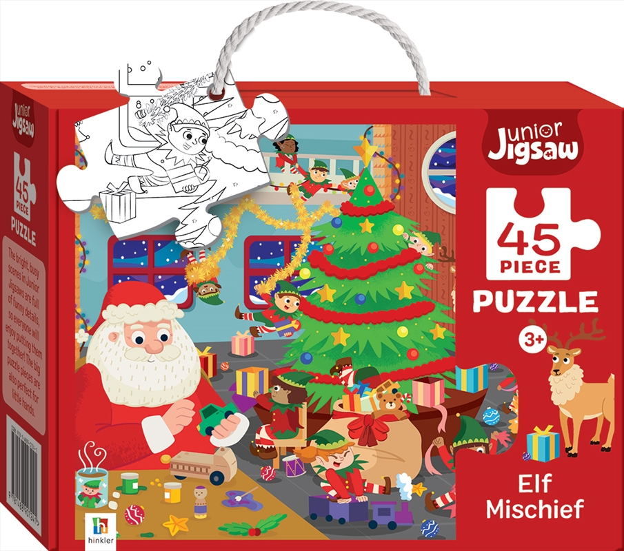 Junior Jigsaw - Elf Mischief 45 Piece Puzzle/Product Detail/Education and Kids