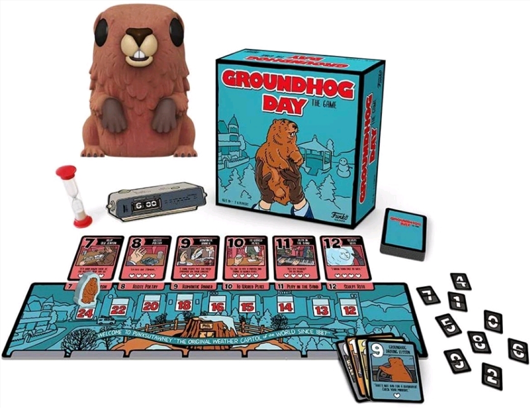 Groundhog Day - The Game & Punxsutawney Phil Flocked US Exclusive Pop! Vinyl Bundle/Product Detail/Board Games