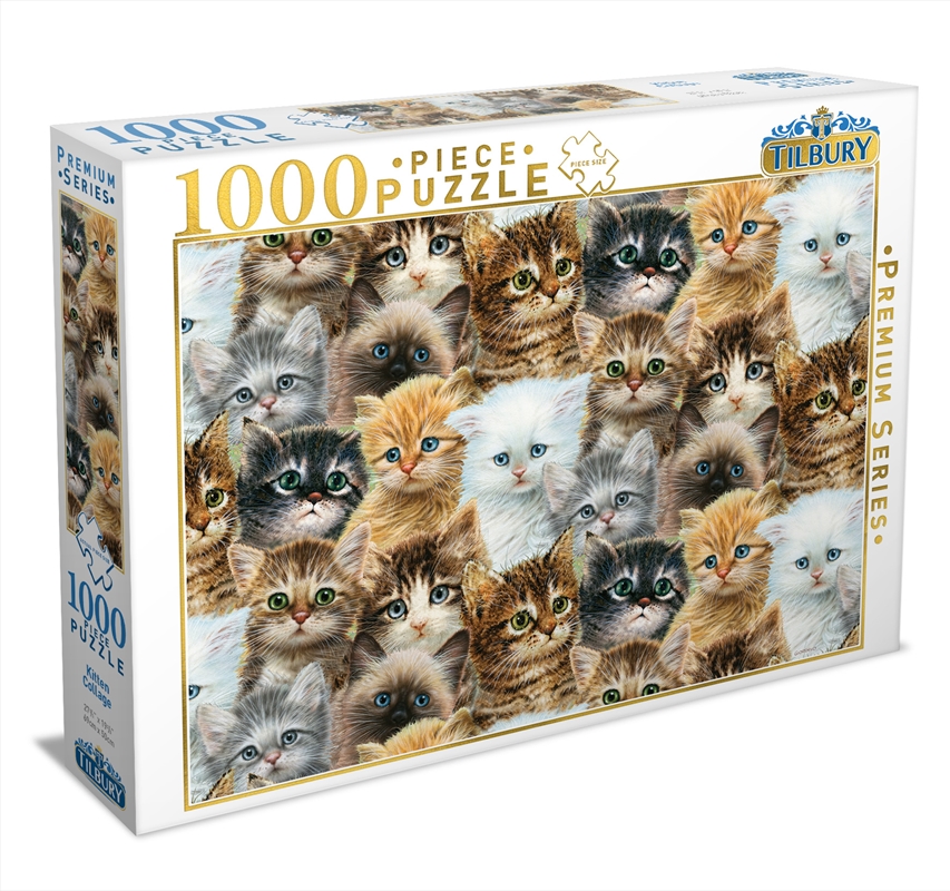 Kitten Collage 1000 Piece Puzzle/Product Detail/Nature and Animals