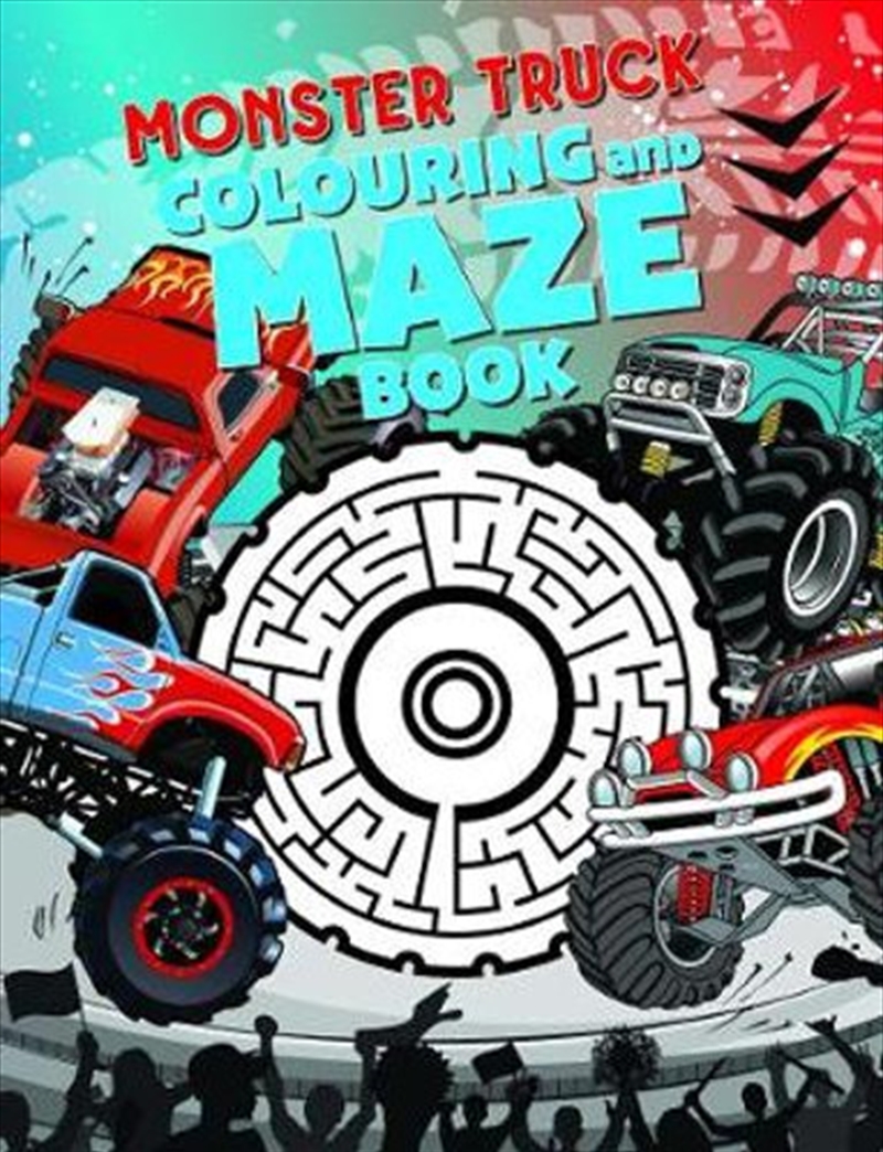 Monster Truck Colouring and Maze Book/Product Detail/Adults Colouring