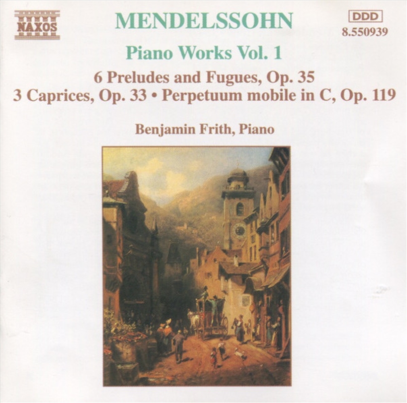 Mendelssohn: Piano Works Vol 1/Product Detail/Classical