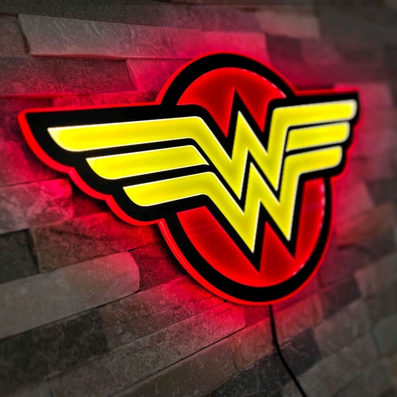 Wonder Woman - Logo Regular LED Wall Light/Product Detail/Lighting