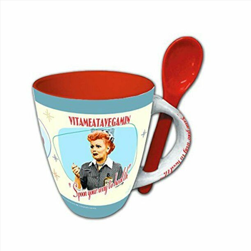 Lucy Vita Mug With Spoon/Product Detail/Mugs