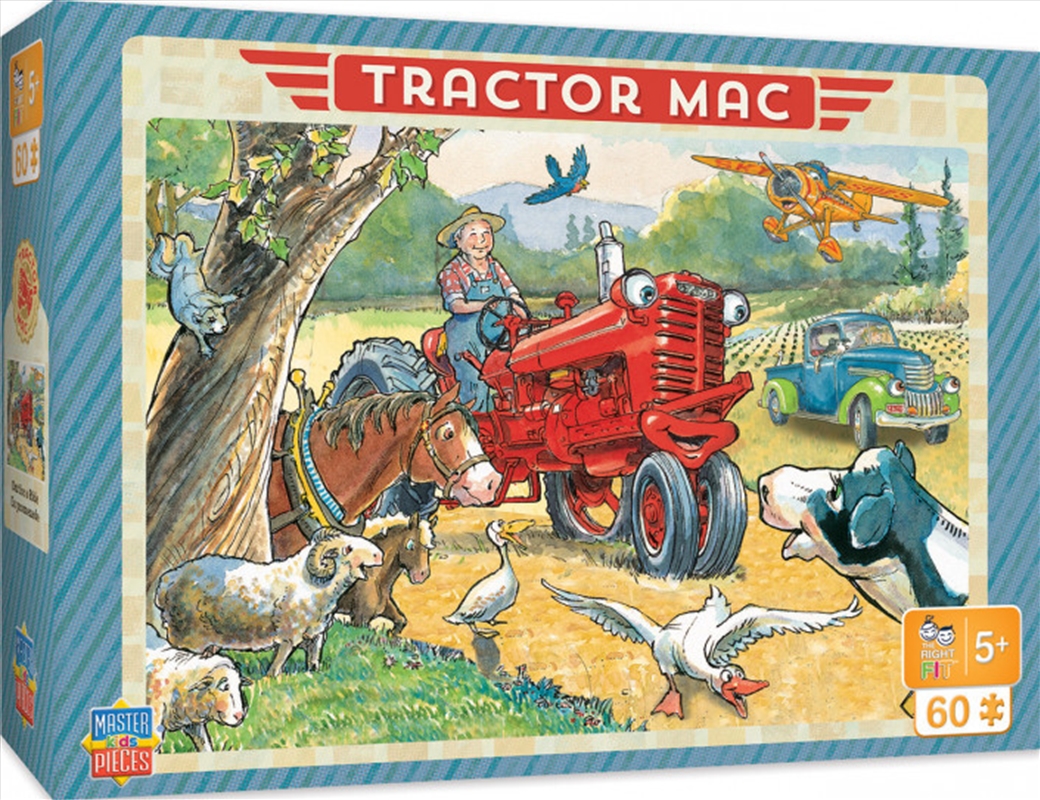 Masterpieces Puzzle Tractor Mac Out for a Ride Puzzle 60 pieces/Product Detail/Auto and Sport